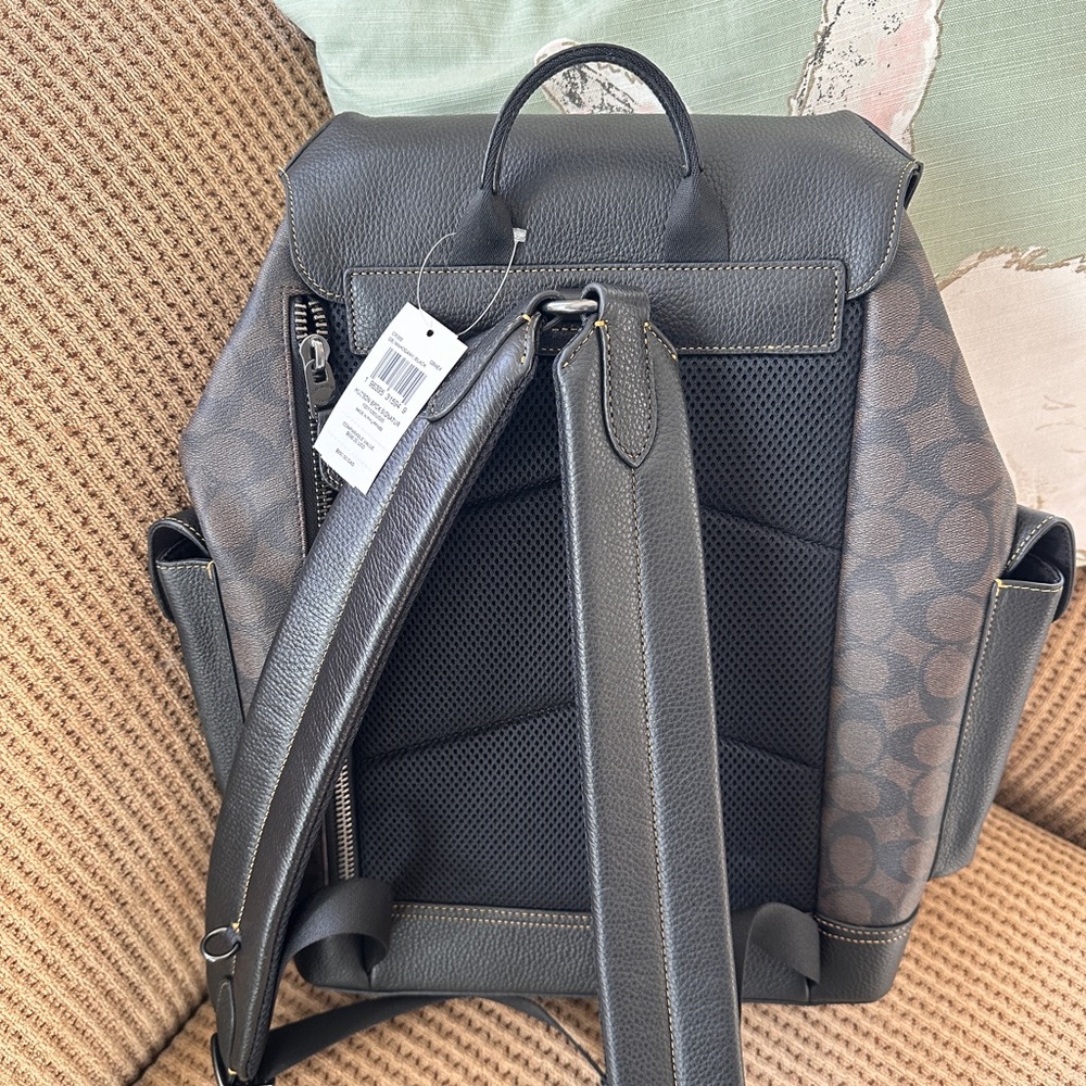 NWT Coach Hudson Backpack in Signature c r388 - Picture 10 of 16